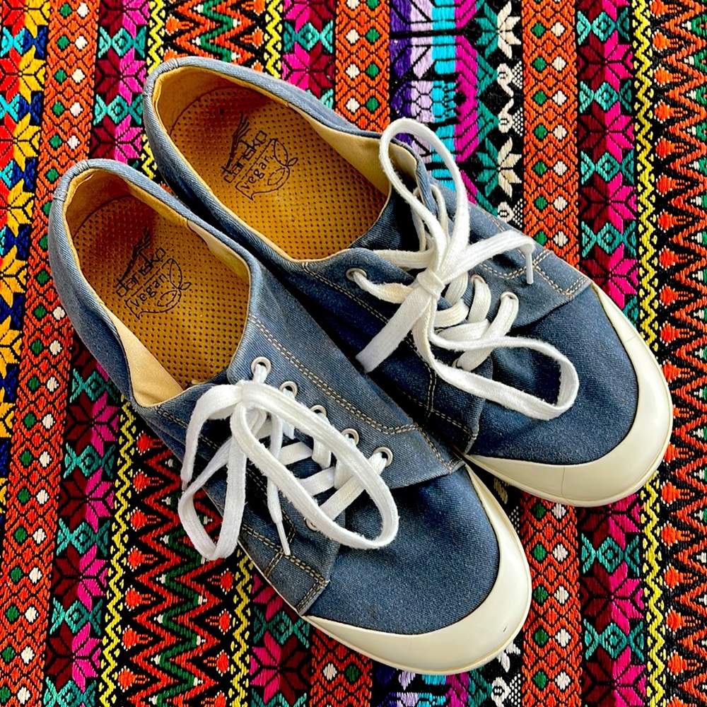 Dansko jean canvas clog sneaker